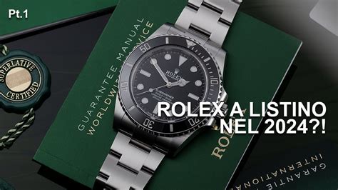 come acquistare un rolex a listino